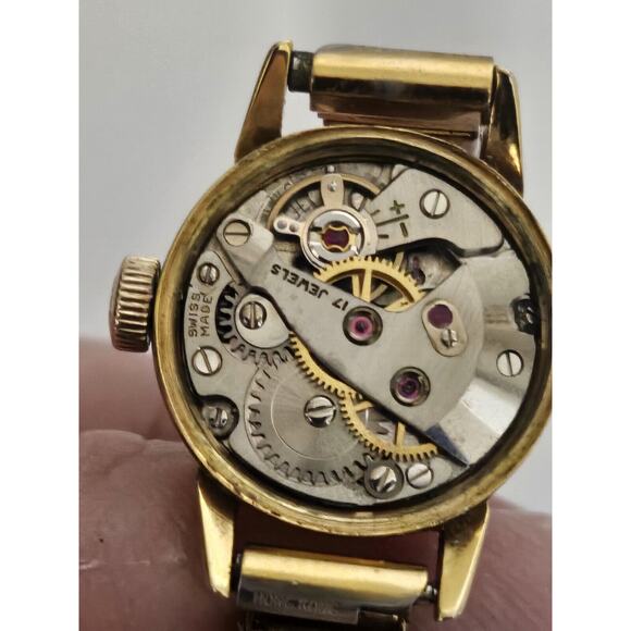 Vintage Technos Ladies Swiss 17 Jewels Manual Wind Incabloc Antimagnetic Runs - Picture 3 of 8